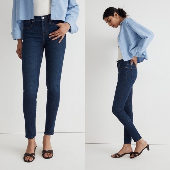 Madewell 8” Skinny Jeans in Cortland Wash - Picture 1 of 10